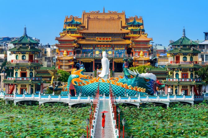 Храм, посвященный Конфуцию, в Тайване. Фото tawatchai07 @freepik.com