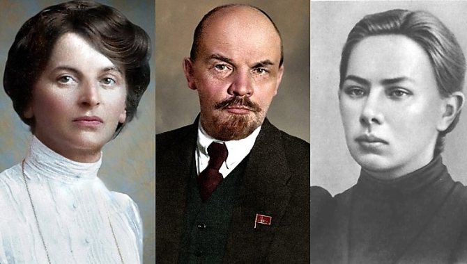 Крупская ,Ленин и Арманд