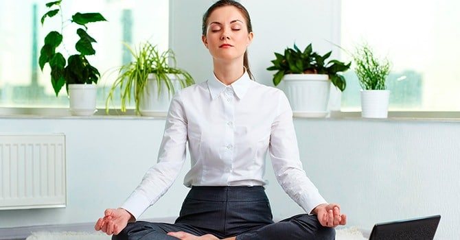 Медитация помогает восстановить силы флегматику