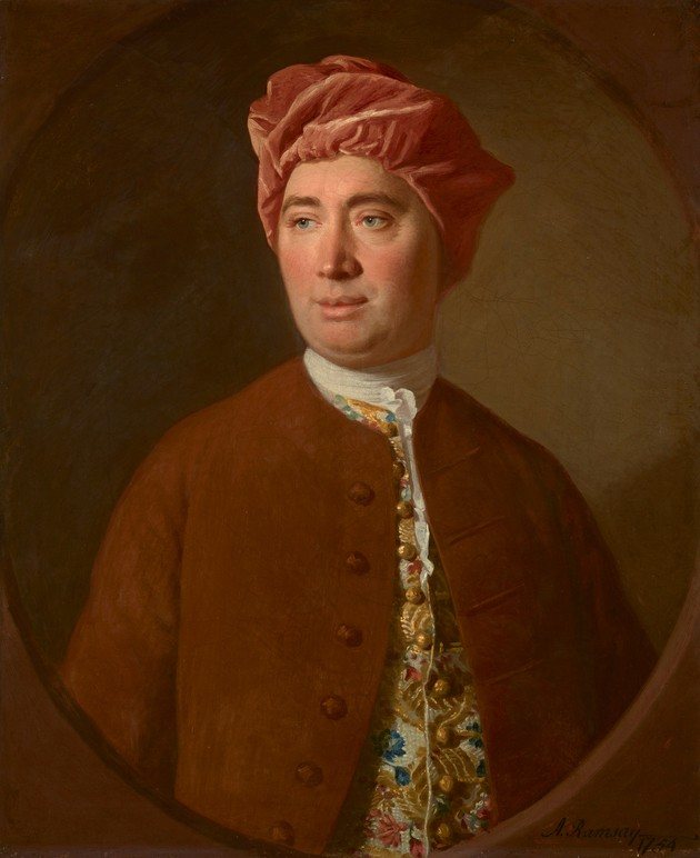 Портрет Дэвида Юма, художник Аллан Рэмзи, 1754 год