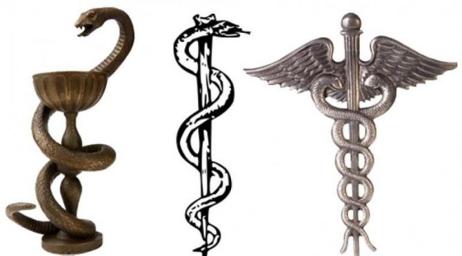 Символы со змеями